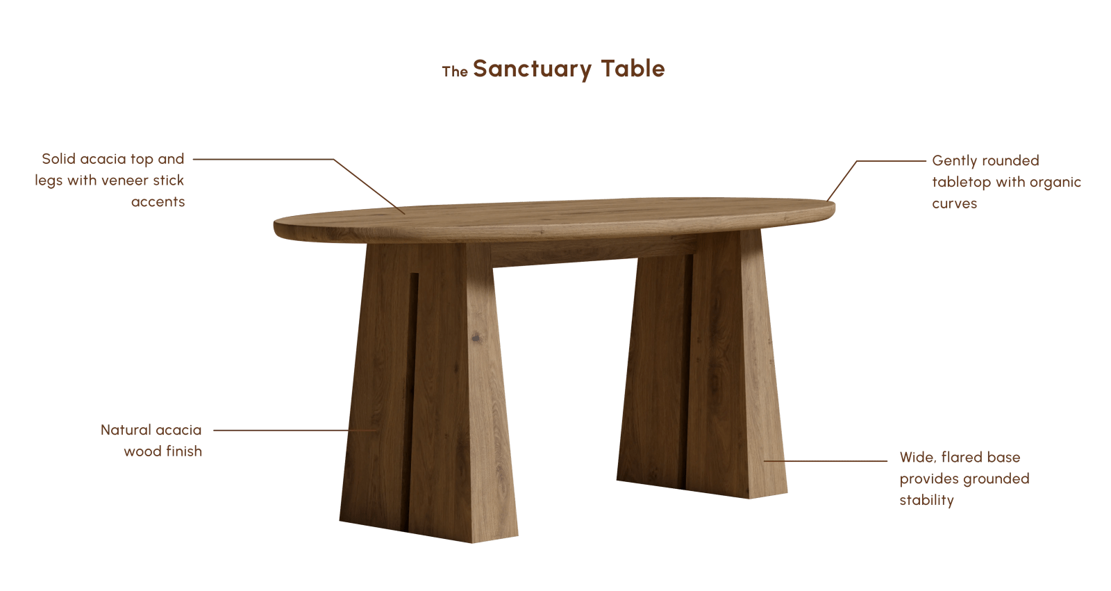 Sanctuary Table by Maria Sharapova Details